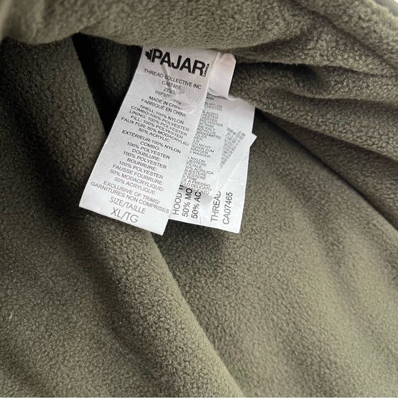 Pajar Pup dog jacket fleece lined faux fur hood XL New without tags - Picture 5 of 6